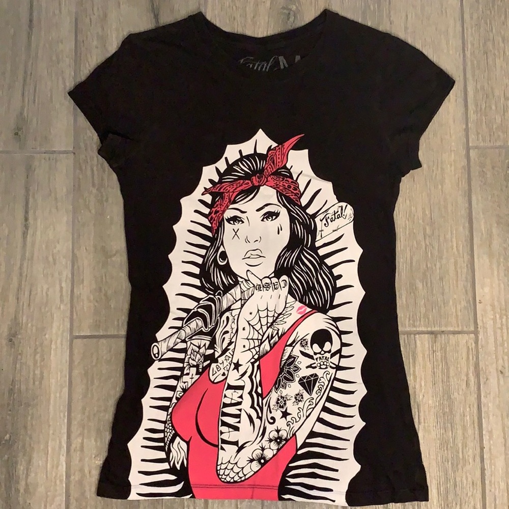 Fatal Black T-Shirt Size Medium